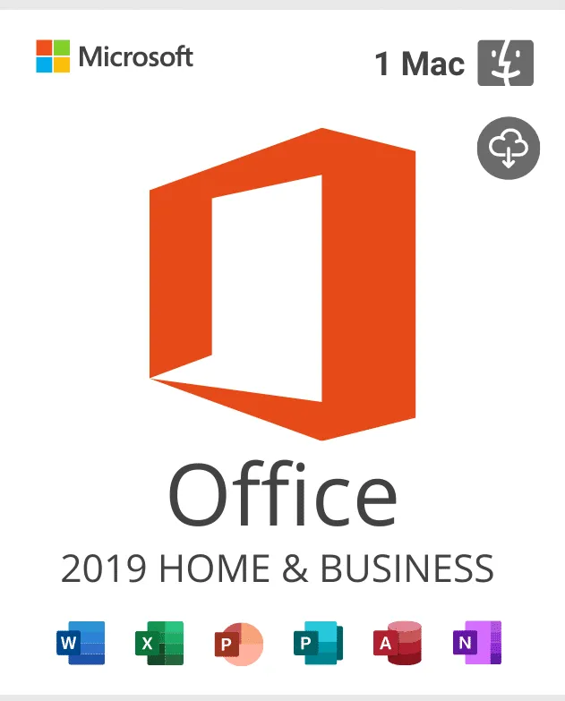 Microsoft Office Home and Business 2019 MAC (Mac OS)