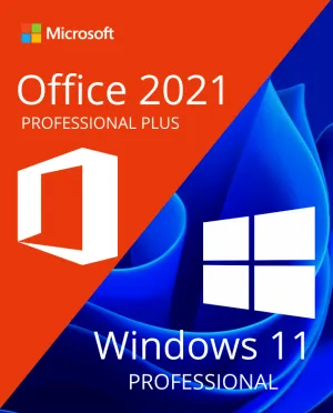 PAQUETE: Windows 11 Pro + Microsoft Office 2021 Professional Plus
