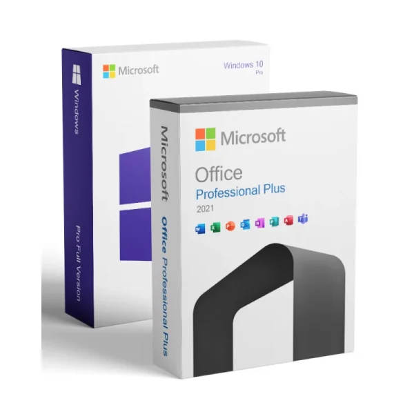 PAQUETE: Windows 10 Pro + Microsoft Office 2021 Professional Plus