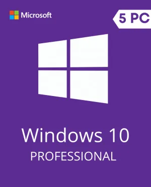 Windows 10 Pro 32/64 Bits Permanente Multilenguaje 5 Computadores CDKEY